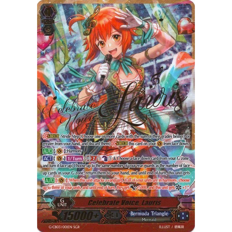 Image for Celebrate Voice, Lauris (SGR) (G-CB03/001EN) (G-CB03) - Cardfight Vanguard