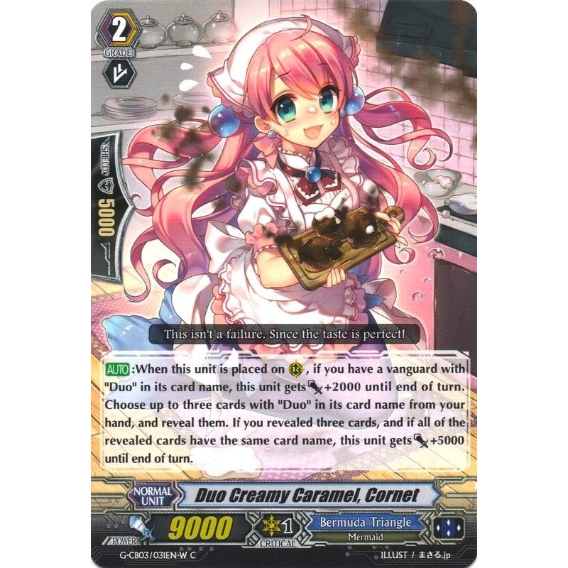 Image for Duo Creamy Caramel, Cornet (White) (G-CB03/031EN W) (G-CB03) - Cardfight Vanguard