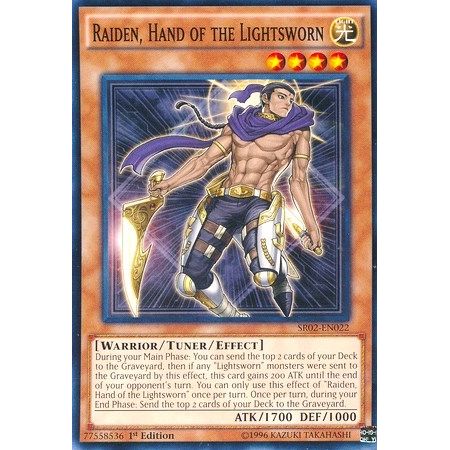 Image for Raiden, Hand of the Lightsworn (SR02-EN022) (SR02) - YuGiOh