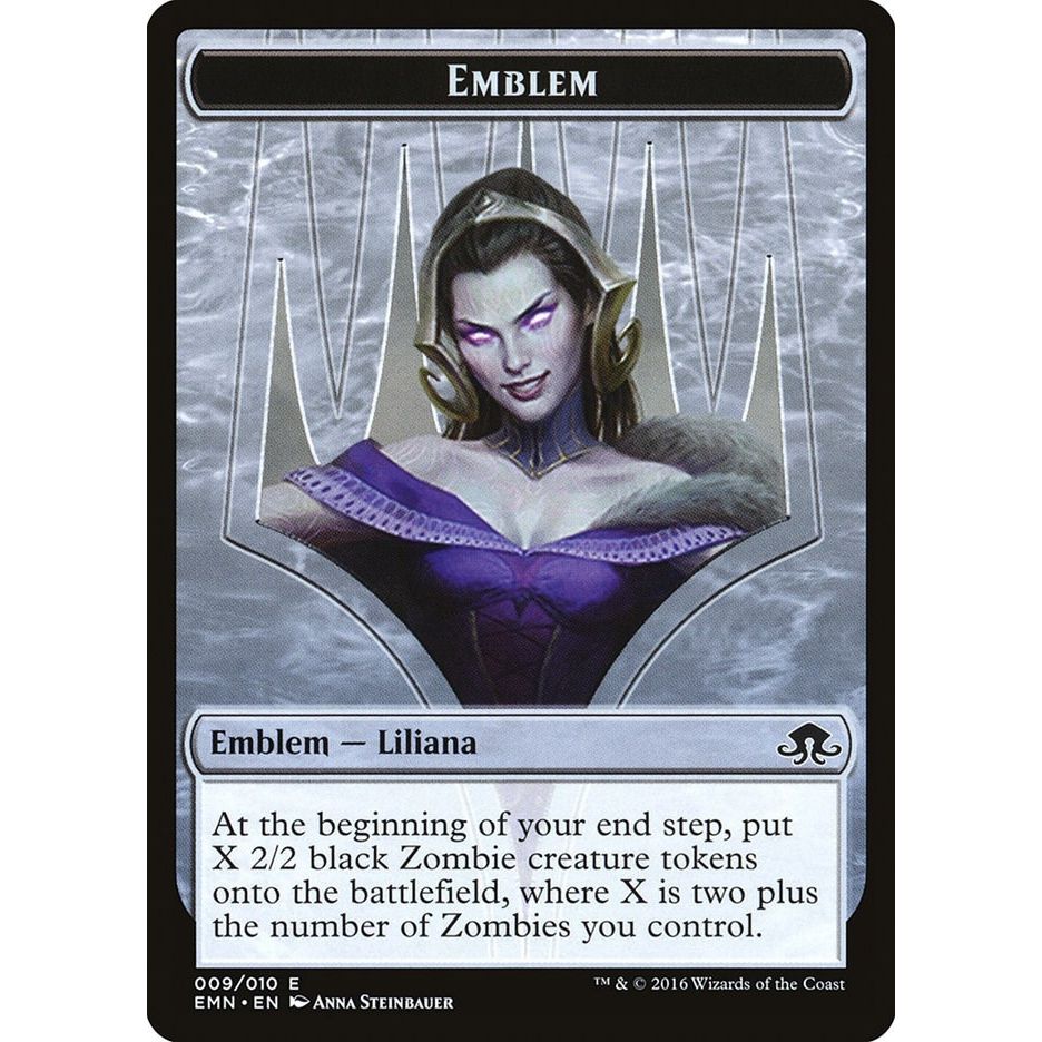 Image for Emblem - Liliana, the Last Hope (9) (EMN) - Magic: The Gathering