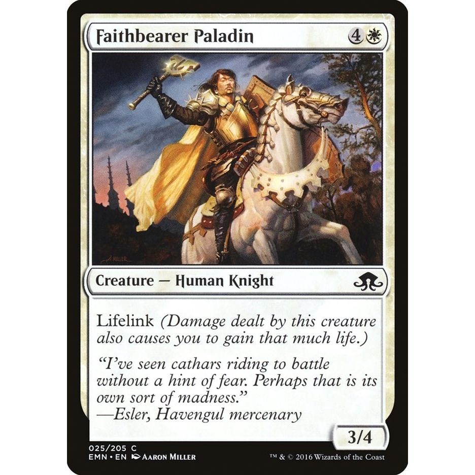 Image for Faithbearer Paladin (25) (EMN) - Magic: The Gathering