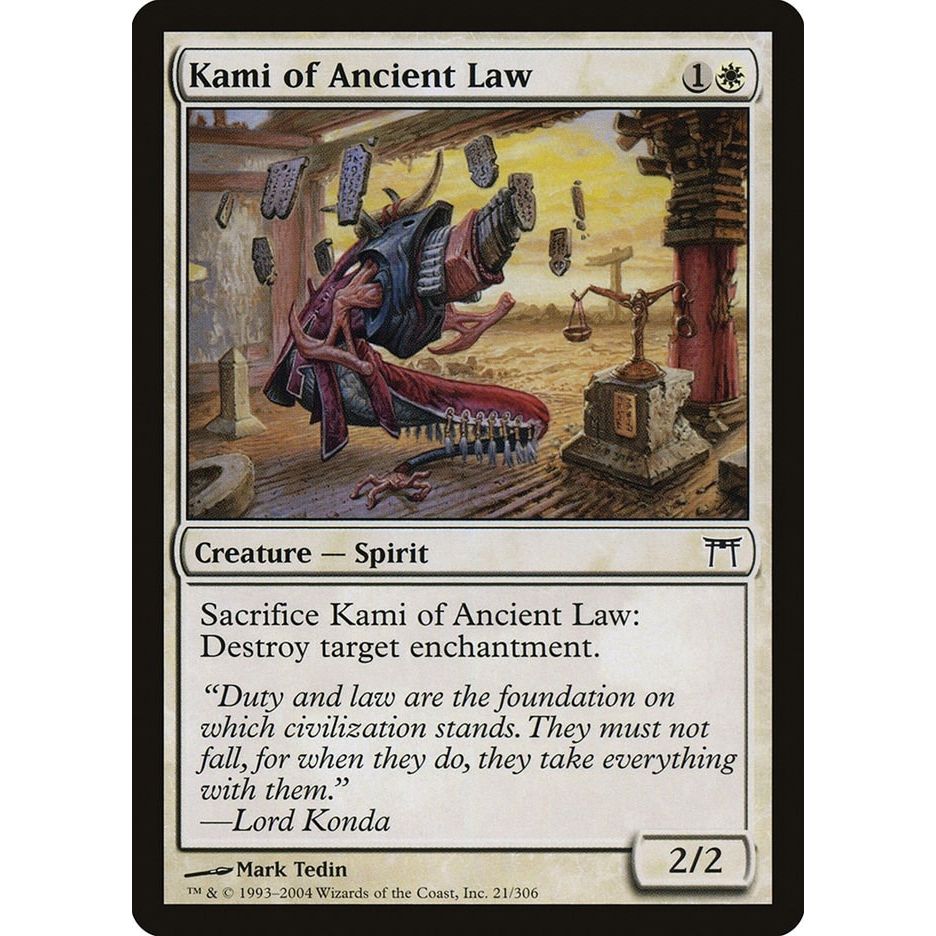 Image for Kami of Ancient Law (21) (CHK) - Magic: The Gathering
