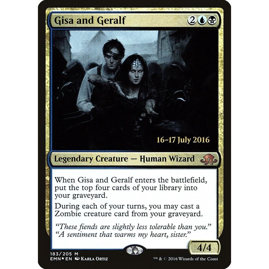 Image for Gisa and Geralf (183) (PRE) - Magic: The Gathering