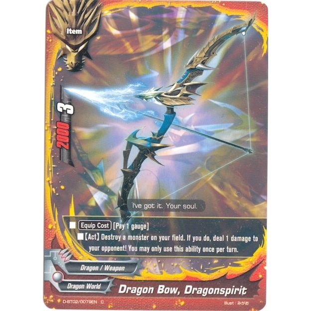 Image for Dragon Bow, Dragospirit (D-BT02/0079EN) (D-BT02) - Future Card BuddyFight