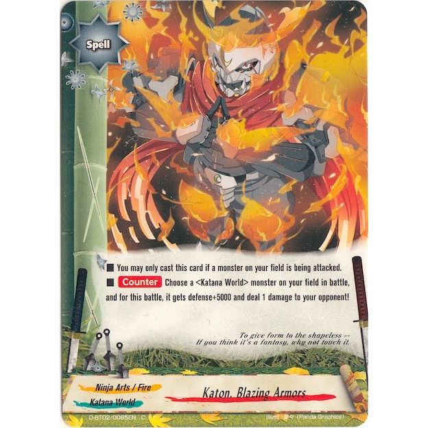 Image for Katon, Blazing Armors (D-BT02/0085EN) (D-BT02) - Future Card BuddyFight