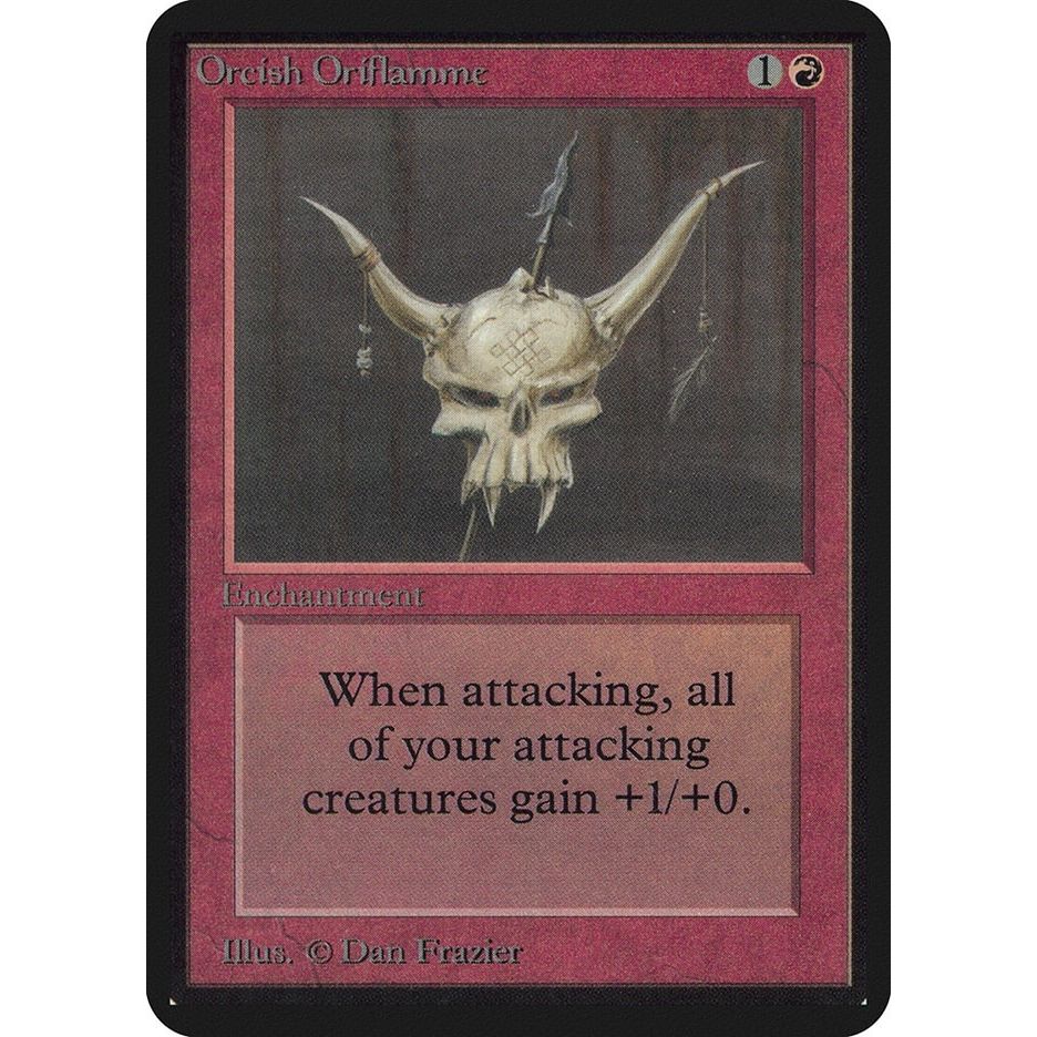 Image for Orcish Oriflamme (LEA) - Magic: The Gathering