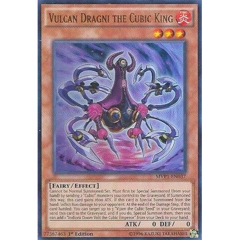 Image for Vulcan Dragni the Cubic King (MVP1-EN037) (MVP1) - YuGiOh