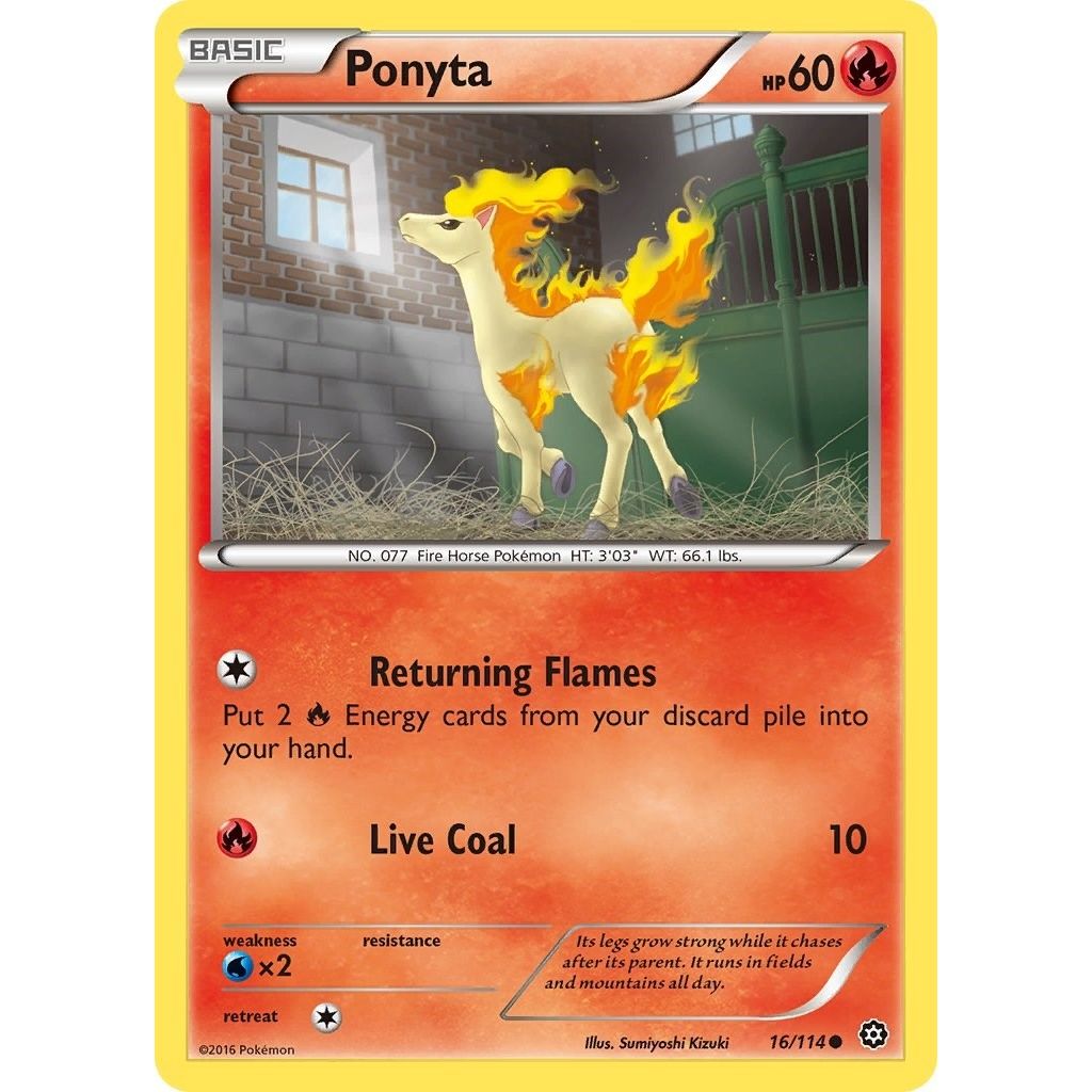 Image for Ponyta (16/114) (STS) - Pokemon