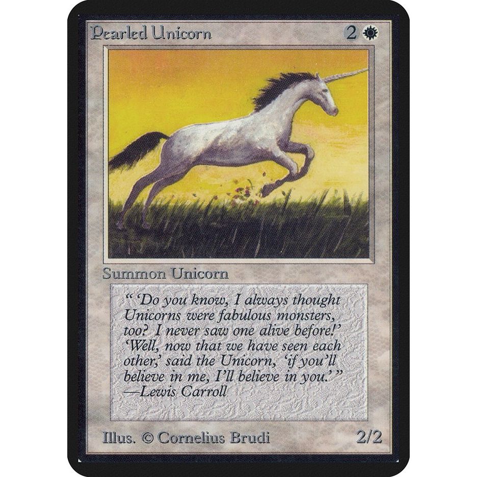 Image for Pearled Unicorn (LEA) - Magic: The Gathering