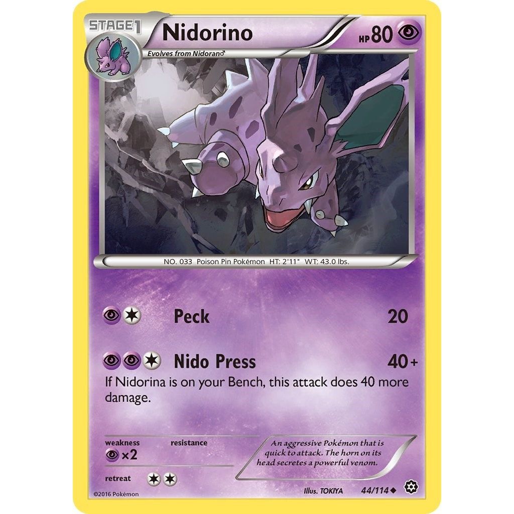 Image for Nidorino (44/114) (STS) - Pokemon