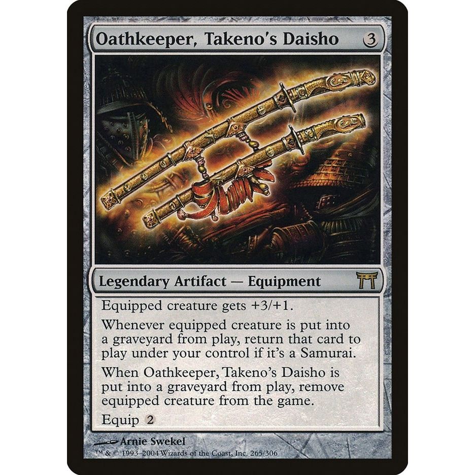 Image for Oathkeeper, Takeno's Daisho (265) (CHK) - Magic: The Gathering