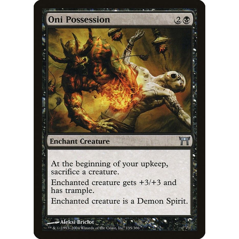 Image for Oni Possession (135) (CHK) - Magic: The Gathering