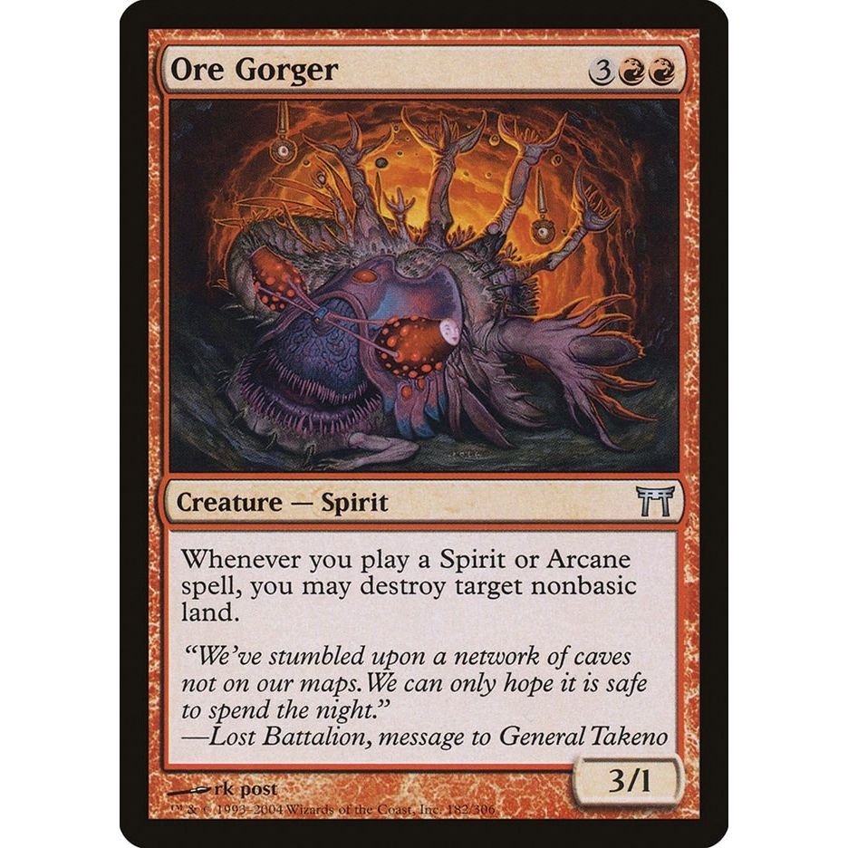 Image for Ore Gorger (182) (CHK) - Magic: The Gathering