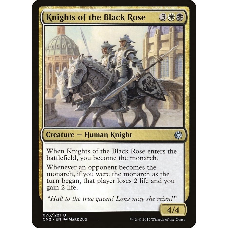 Image for Knights of the Black Rose (76) (CN2) - Magic: The Gathering