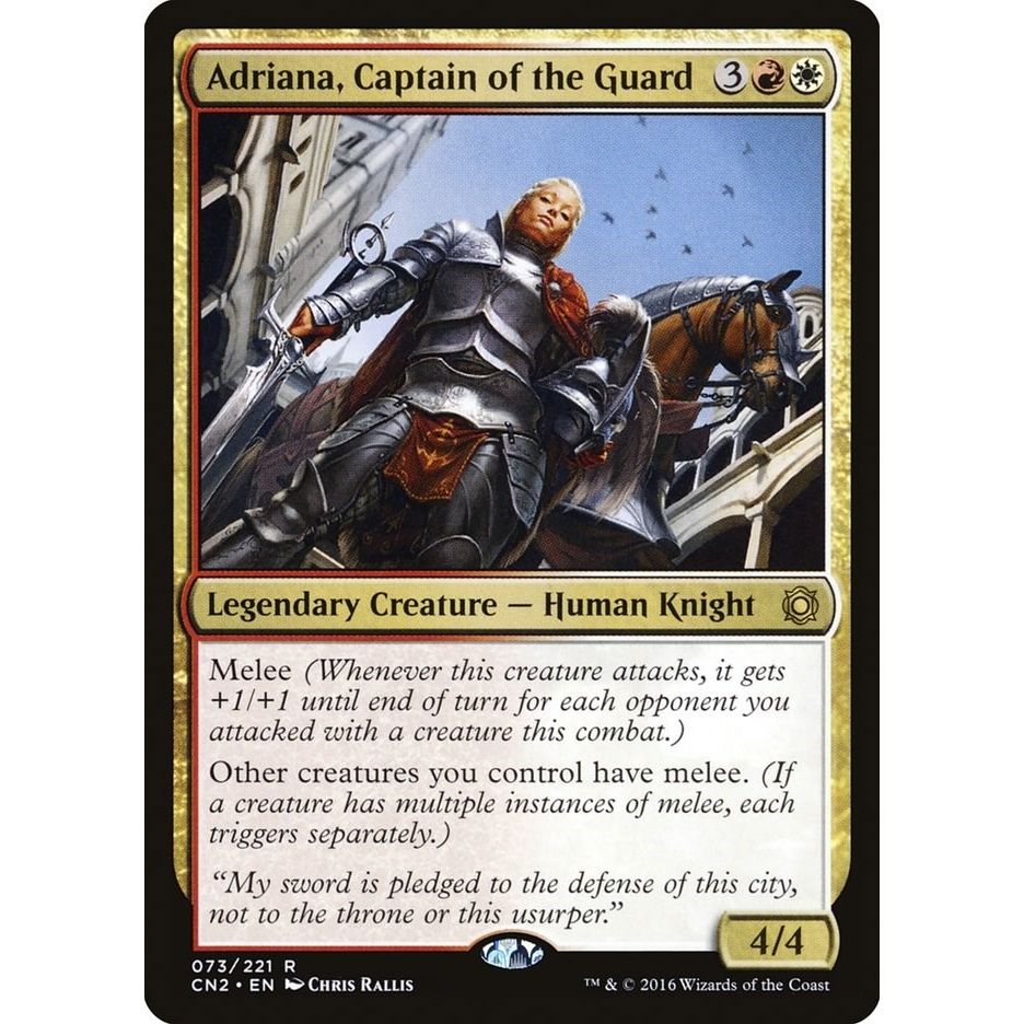 Image for Adriana, Captain of the Guard (73) (CN2) - Magic: The Gathering