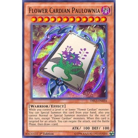 Image for Flower Cardian Paulownia (DRL3-EN034) (DRL3) - YuGiOh