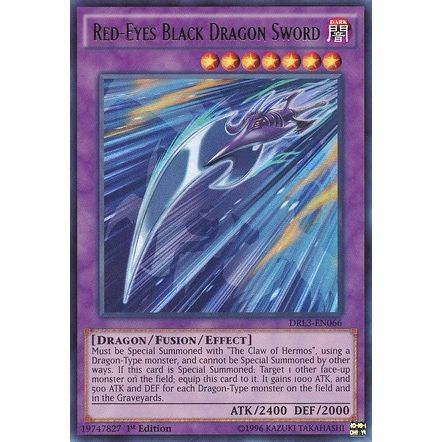 Image for Red-Eyes Black Dragon Sword (DRL3-EN066) (DRL3) - YuGiOh