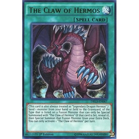 Image for The Claw of Hermos (DRL3-EN067) (DRL3) - YuGiOh