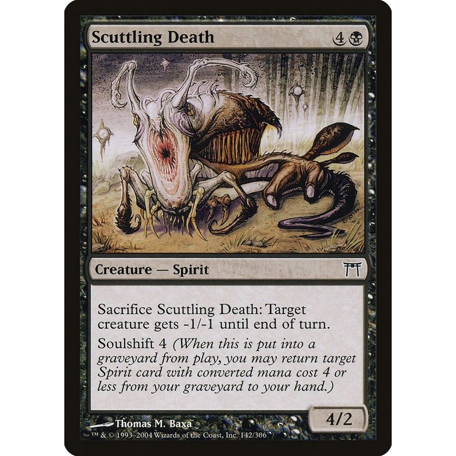 Image for Scuttling Death (142) (CHK) - Magic: The Gathering