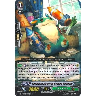 Image for Hammsuke's Rival, Crayon Hammzo (G-TCB02/070EN) (G-TCB02) - Cardfight Vanguard