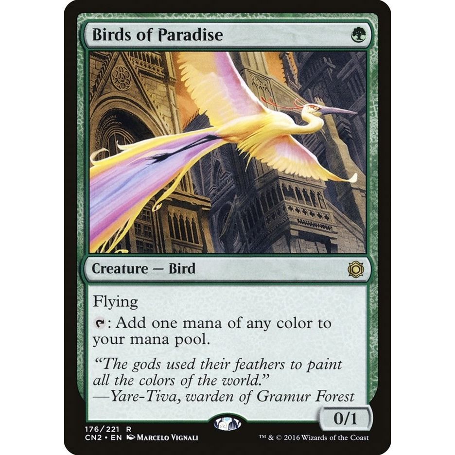Image for Birds of Paradise (176) (CN2) - Magic: The Gathering
