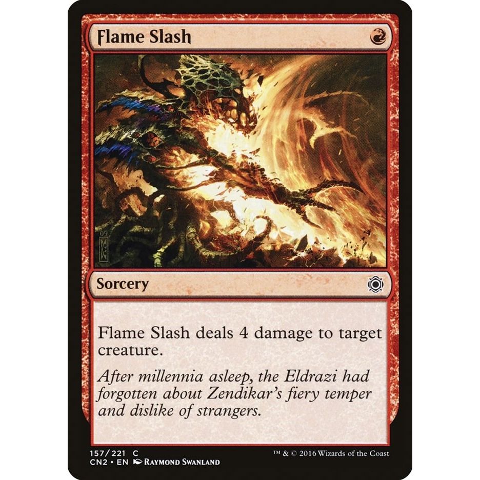 Image for Flame Slash (157) (CN2) - Magic: The Gathering