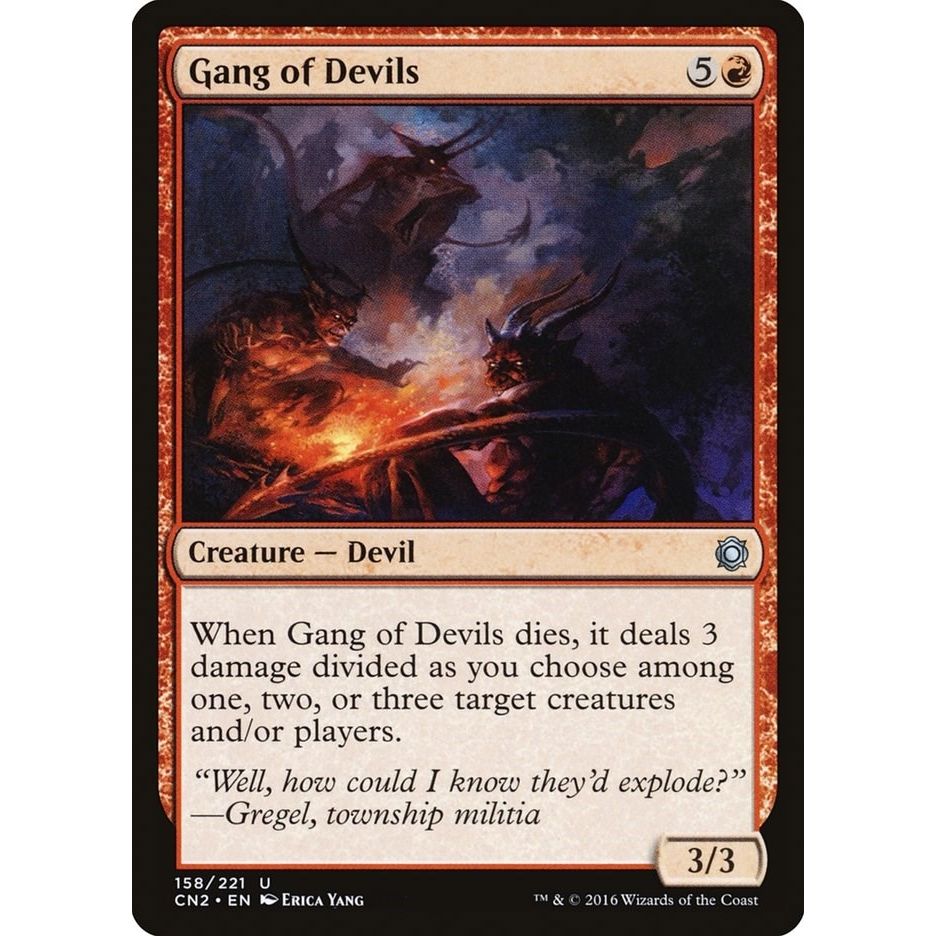Image for Gang of Devils (158) (CN2) - Magic: The Gathering