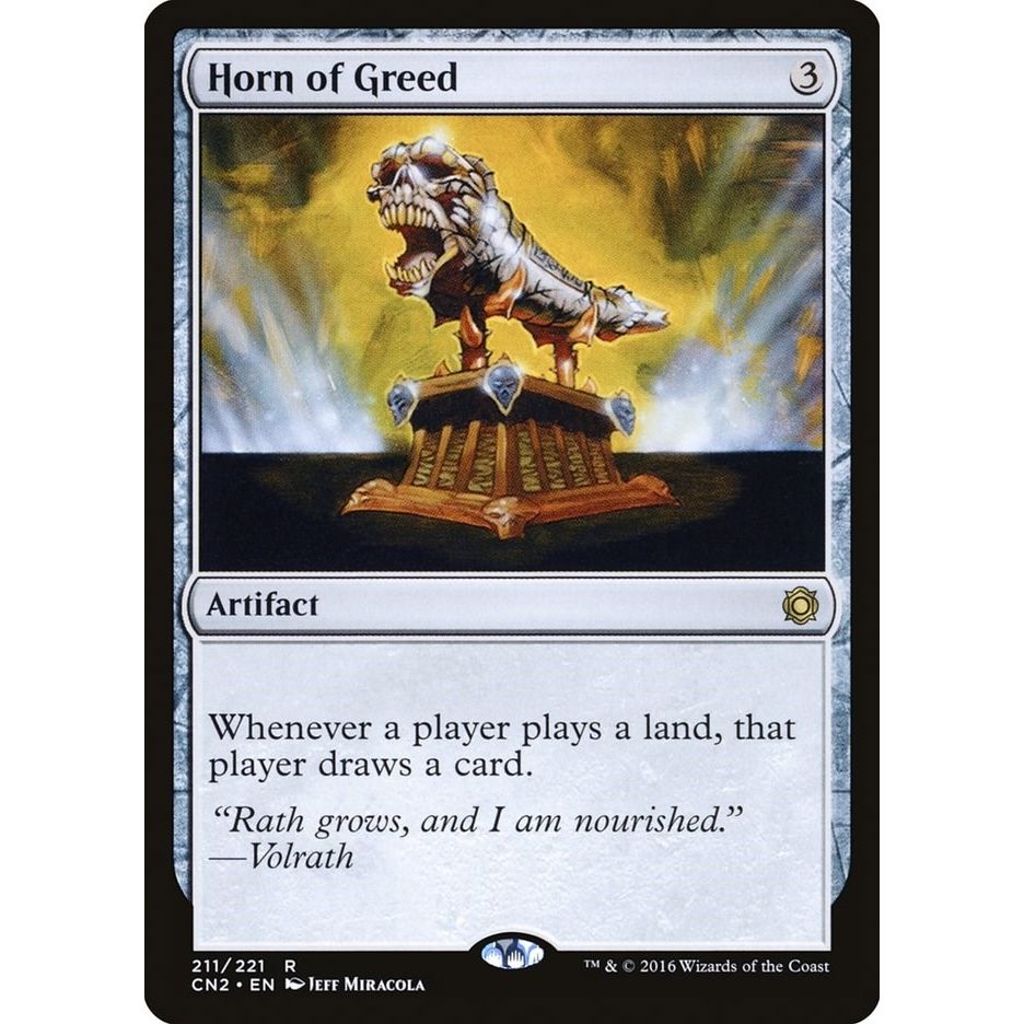 Image for Horn of Greed (211) (CN2) - Magic: The Gathering