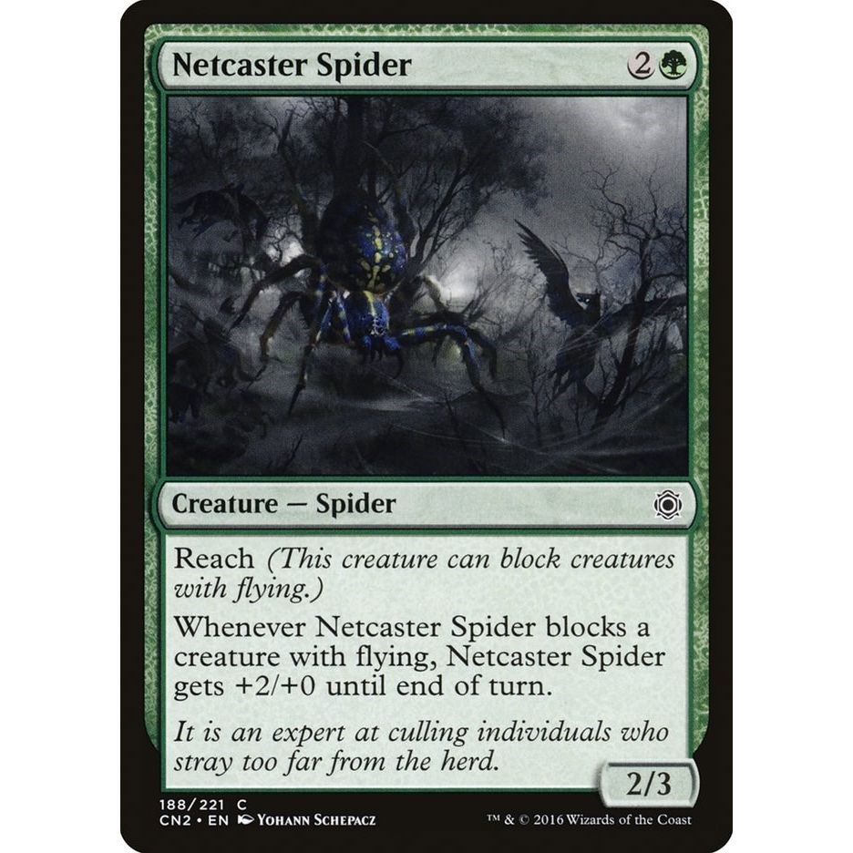 Image for Netcaster Spider (188) (CN2) - Magic: The Gathering