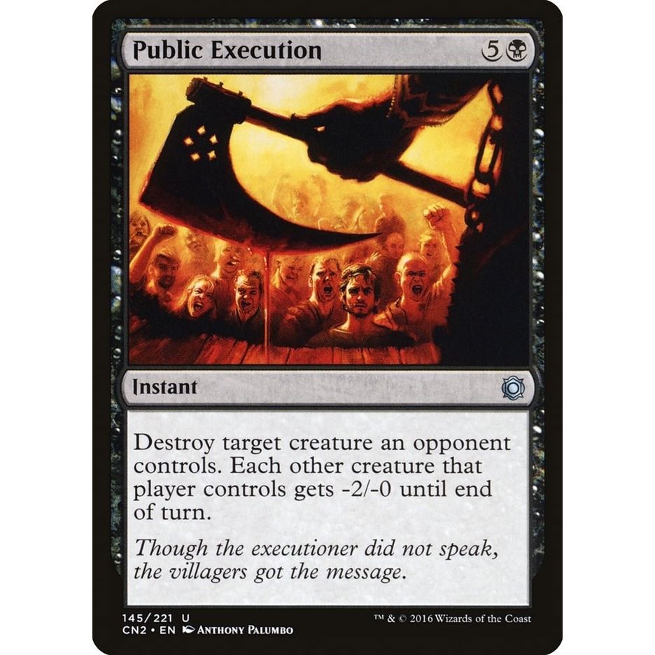 Image for Public Execution (145) (CN2) - Magic: The Gathering