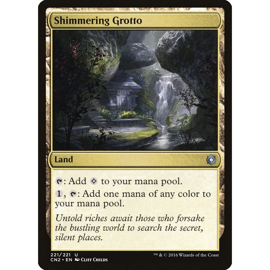 Image for Shimmering Grotto (221) (CN2) - Magic: The Gathering