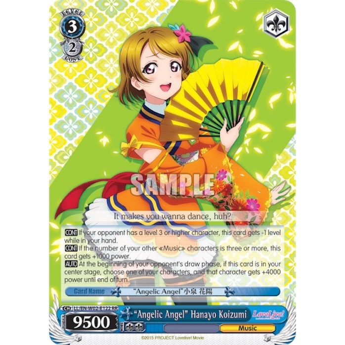 Image for "Angelic Angel" Hanayo Koizumi (LL/EN-W02-E122 RR) (LL/EN-W02) - Weiss Schwarz