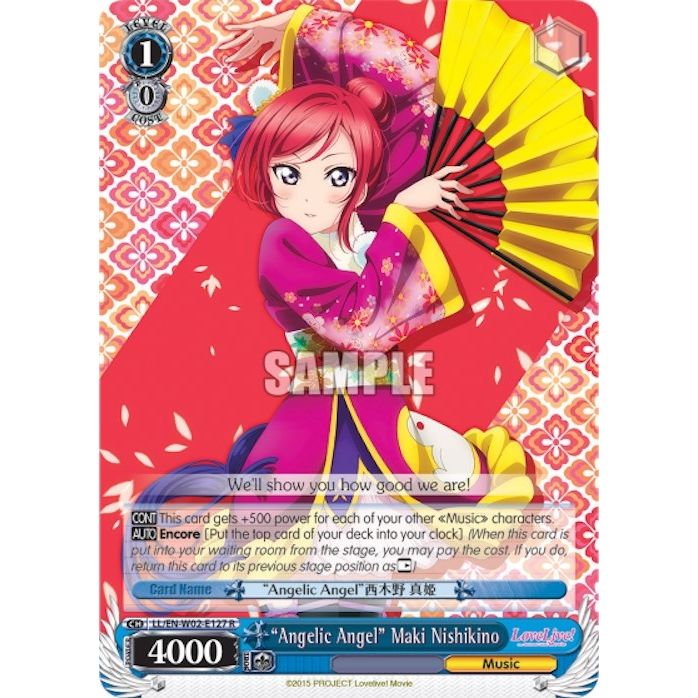 Image for "Angelic Angel" Maki Nishikino (LL/EN-W02-E127 R) (LL/EN-W02) - Weiss Schwarz