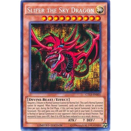 Image for Slifer the Sky Dragon (CT13-EN001) (CT13) - YuGiOh