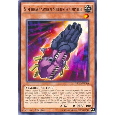 Image for Superheavy Samurai Soulbuster Gauntlet (MP16-EN008) (MP16) - YuGiOh