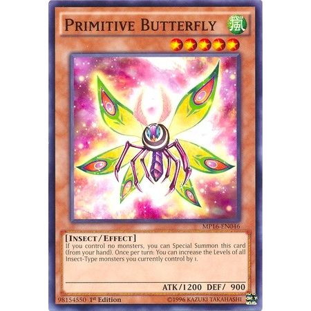 Image for Primitive Butterfly (MP16-EN046) (MP16) - YuGiOh