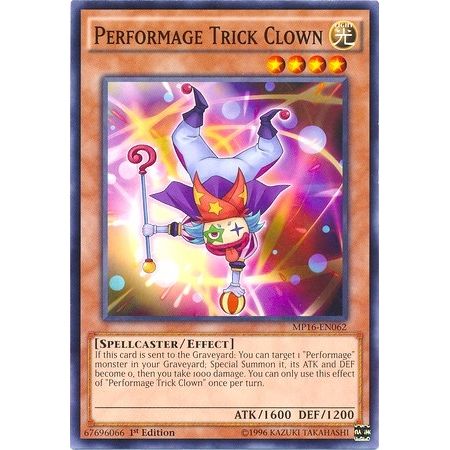 Image for Performage Trick Clown (MP16-EN062) (MP16) - YuGiOh