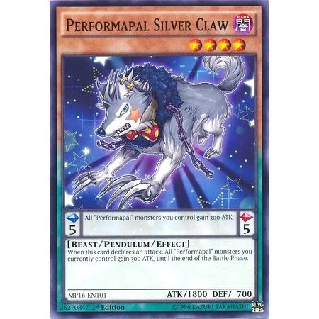 Image for Performapal Silver Claw (MP16-EN101) (MP16) - YuGiOh
