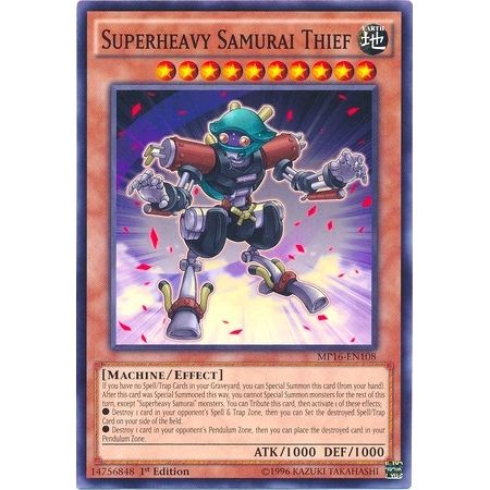 Image for Superheavy Samurai Thief (MP16-EN108) (MP16) - YuGiOh