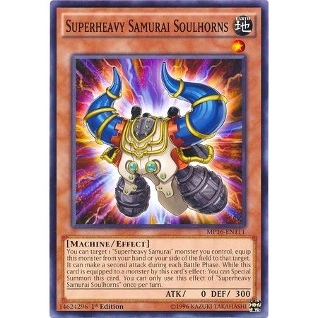 Image for Superheavy Samurai Soulhorns (MP16-EN111) (MP16) - YuGiOh