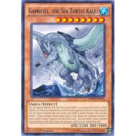 Image for Gameciel, the Sea Turtle Kaiju (MP16-EN164) (MP16) - YuGiOh