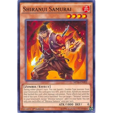 Image for Shiranui Samurai (MP16-EN202) (MP16) - YuGiOh