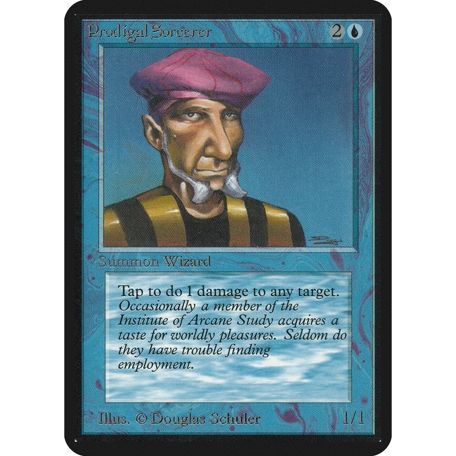 Image for Prodigal Sorcerer (LEA) - Magic: The Gathering