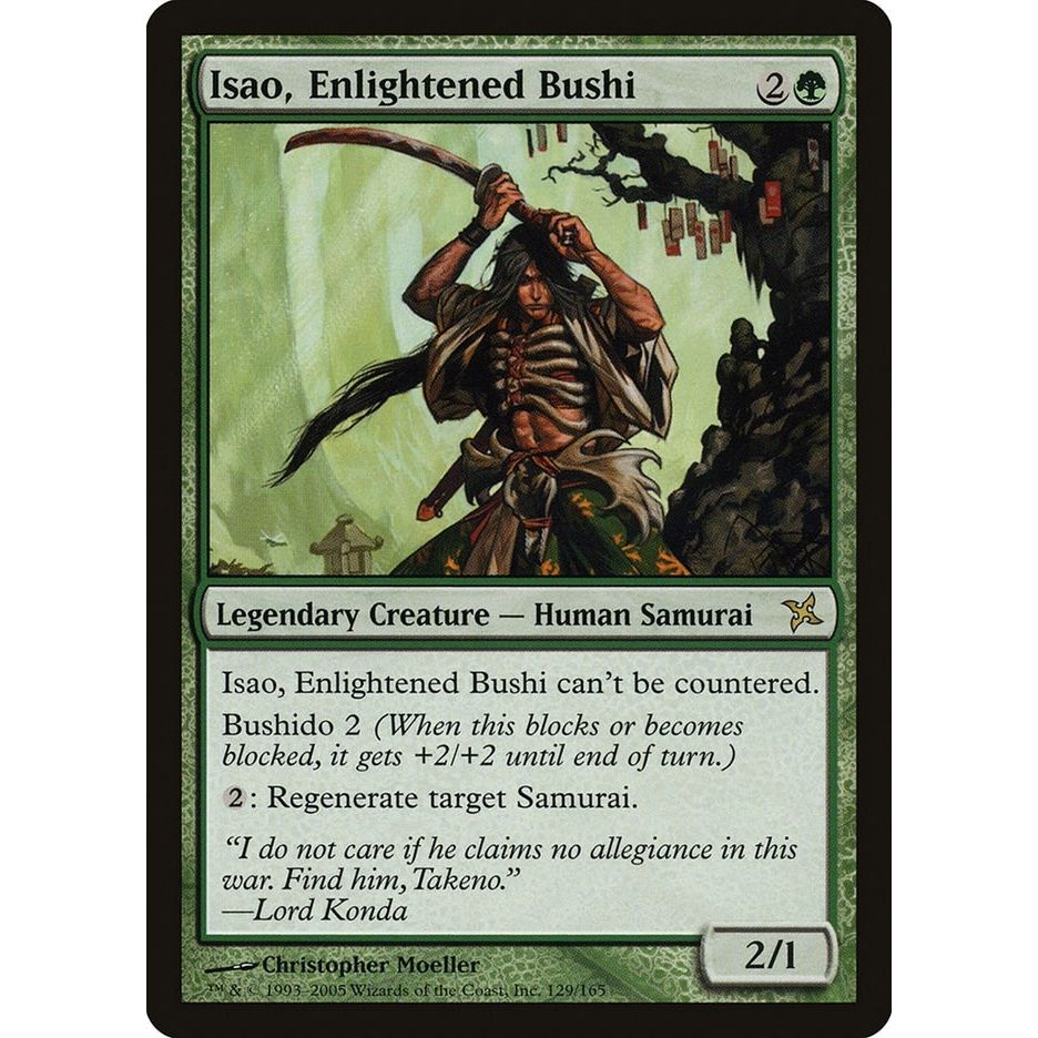 Image for Isao, Enlightened Bushi (129) (BOK) - Magic: The Gathering