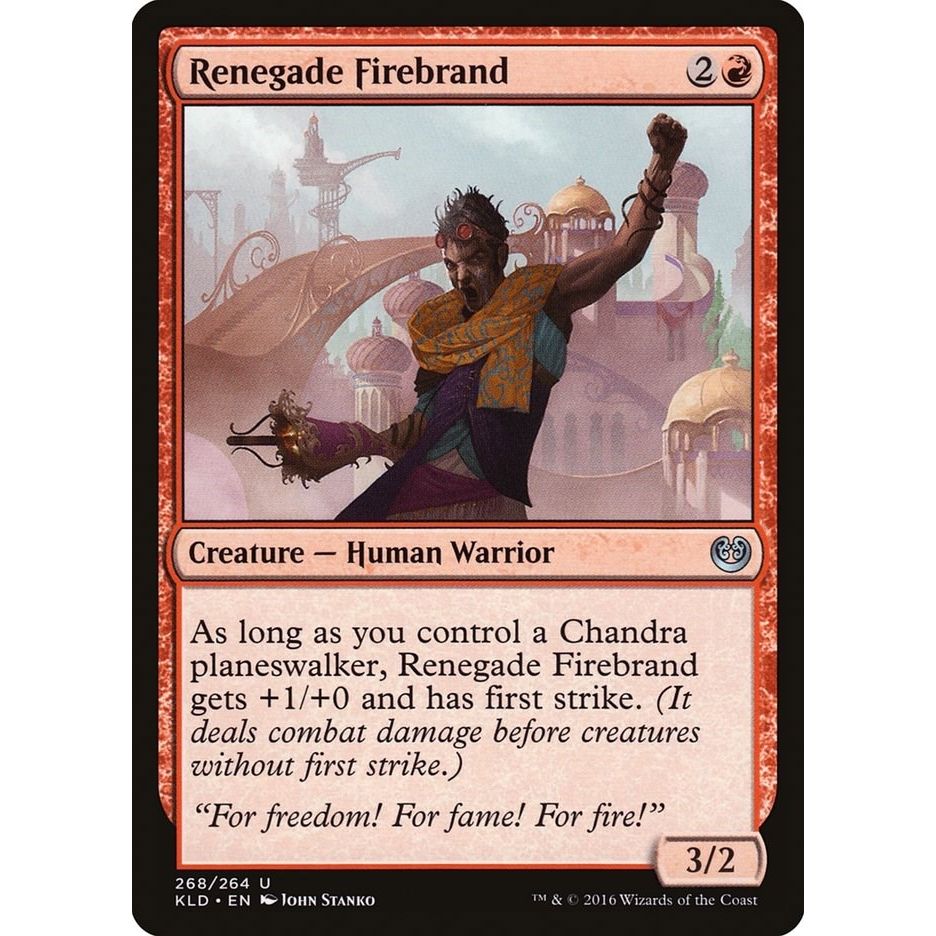 Image for Renegade Firebrand (268) (KLD) - Magic: The Gathering