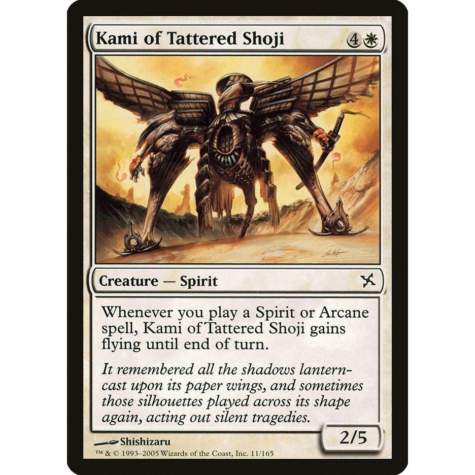 Image for Kami of Tattered Shoji (11) (BOK) - Magic: The Gathering