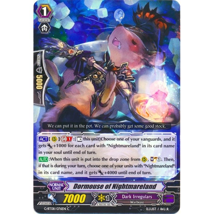 Image for Dormouse of Nightmareland (G-BT08/076EN) (G-BT08) - Cardfight Vanguard