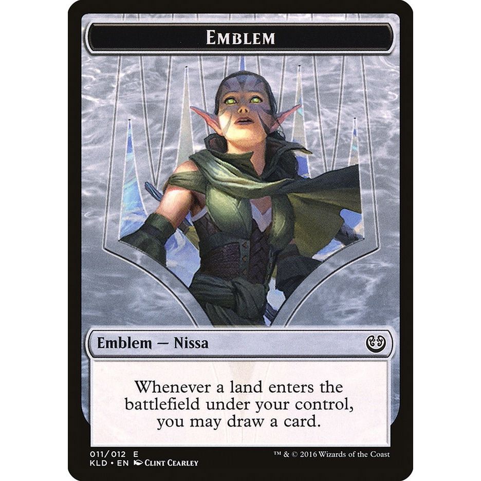 Image for Emblem - Nissa, Vital Force (11) (KLD) - Magic: The Gathering
