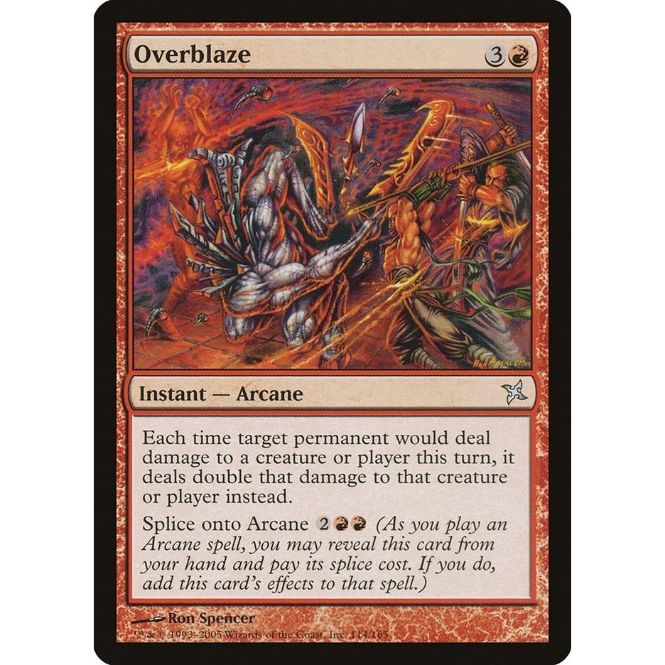 Image for Overblaze (114) (BOK) - Magic: The Gathering