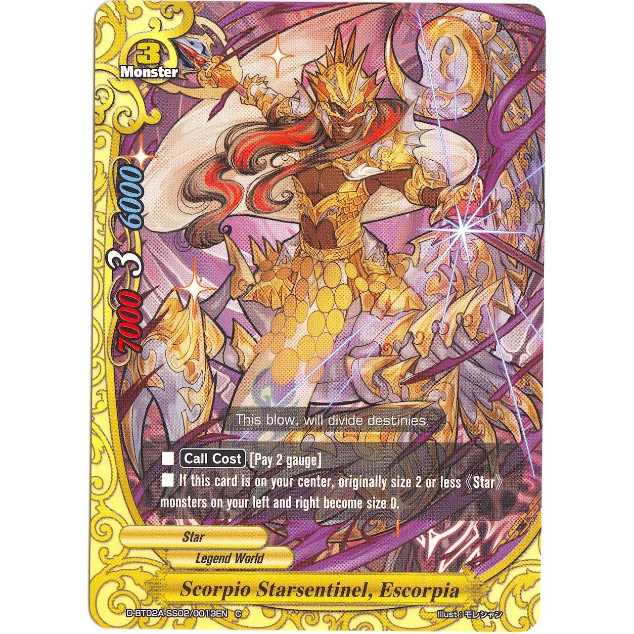 Image for Scorpio Starsentinel, Escorpia (D-BT02A-SS02/0013EN) (D-BT02A) - Future Card BuddyFight